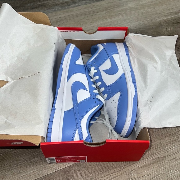 NWT Nike Dunk Polar White Dunk Lows - Picture 5 of 9